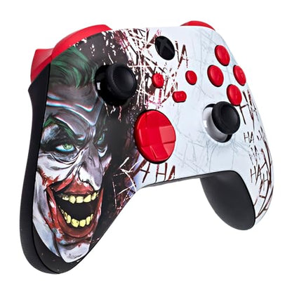 Crazy Controllerz Customz Series Custom Wireless Controller for Xbox One Series X S PC - Joker Design - color: XS JOKER