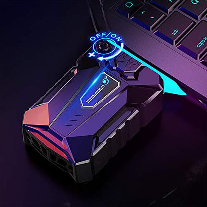 Ejoyous Laptop Cooler with Vacuum Fan, Portable Notebook Laptop Cooler USB Air Extracting Cooling Vacuum Fan Radiator Gaming Laptop Fan with Silent Design