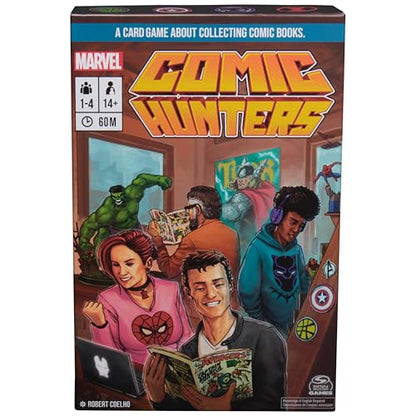 Spin Master Games, Marvel Comic Hunters, Comic Collecting Strategy Card Game for Fans of Marvel Rivals & Action Movies, 1-4 Players, for Ages 14 & Up - color: Marvel Comic Hunters