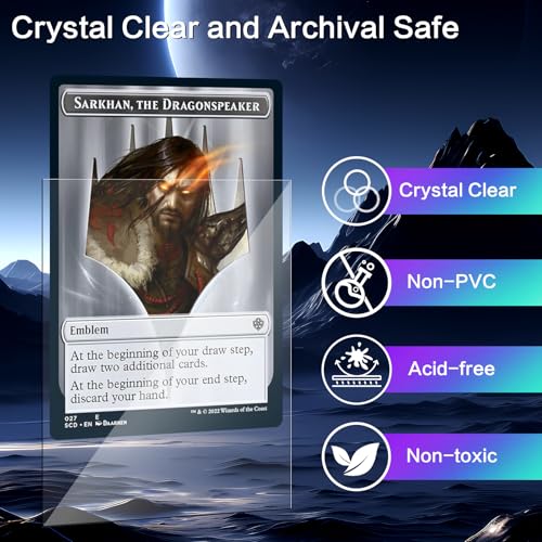 600/1200 Pcs Card Sleeves, MTG Card Sleeves for Standard Cards, Transparent Trading Cards Sleeves Fit for TCG, Baseball, Football Card, Sports Cards, Game Cardsnts Card Sleeves(1200PCS) - size: 1200PCS