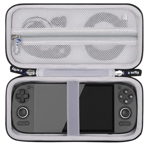 worfty Travel Carrying Case for Retroid Pocket 6/ G2/ 5/ 4/ 4pro Game Handheld Console (Case Only) - Hard Protective Carrying Storage Bag - color: Black