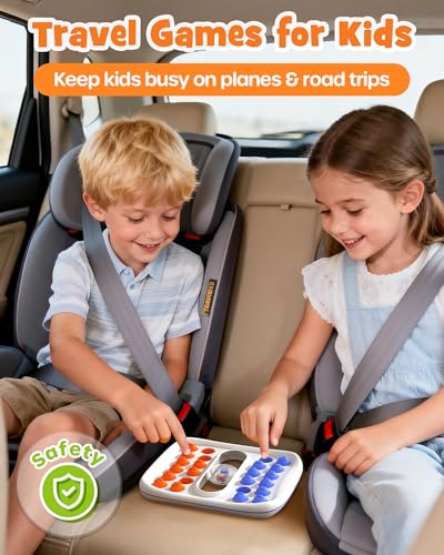 D-FantiX Number Pop Dice Math Games, Car Airplane Travel Essentials Kids | Toddler Sensory Fidget Toys, Learning & Education Activity, Ideal for Classroom & Road Trips, Birthday Gift Stocking Stuffers