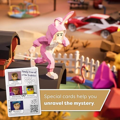 HABA Point of View: Spooky Festival – Cooperative Mystery Box Board Game with 40+ Puzzles, Perfect Brain Games for Adults and Teens, for 2–8 Players Ages 8+