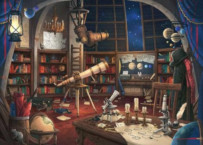 Ravensburger Escape Puzzle - Space Observatory 759 Piece Jigsaw | Unique Escape Room Experience | Perfect for Kids and Adults Aged 12 and Up | FSC Certified Materials | 27'' x 20'' Size