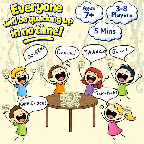 A Lively and Delightfully Absurd 5-Minute Party Game | Duck Gifts | Duck Call High Energy Card Game | Duck Gifts | Duck Hunting Gifts | 3-8 Players & Ages 7+ - color: Duck Call