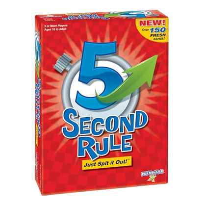 5 Second Rule Game - Simple Questions Card Game for Family Fun, Party, Kids, Travel, Game Night & Sleepovers - Think Fast and Shout Out Answers - For Ages 10+ - style: 5 Second Rule