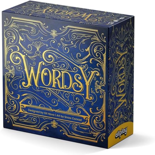 Allplay Wordsy Board Game, Makes You Feel Smart, 20 Min, 1-6 Players