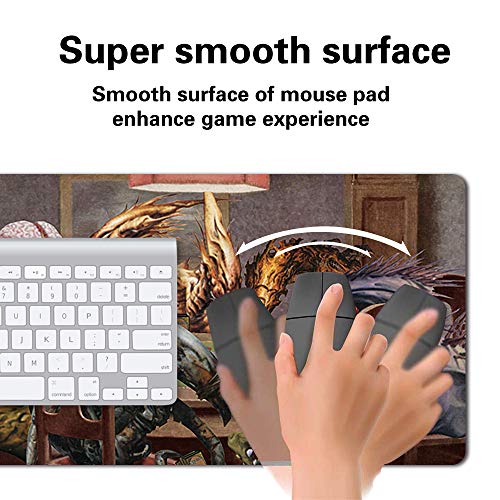 Board Game TCG Playmat Table Mats Games Size 60X35 cm Mousepad Compatible for MTG RPG CCG Trading Card Game Play mats (SLIVERS-Playing-Poker) - color: Slivers-playing-poker