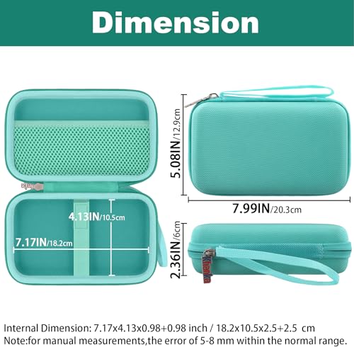 khanka Case for Backbone Pro/Backbone One iOS Mobile Gaming Controller,Carrying Case Compatible with Backbone Pro/Backbone One iOS Mobile Gaming Gamepad/Controller (Teal) - color: Teal