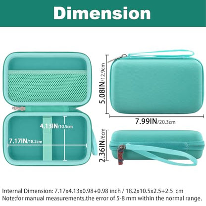 khanka Case for Backbone Pro/Backbone One iOS Mobile Gaming Controller,Carrying Case Compatible with Backbone Pro/Backbone One iOS Mobile Gaming Gamepad/Controller (Teal) - color: Teal
