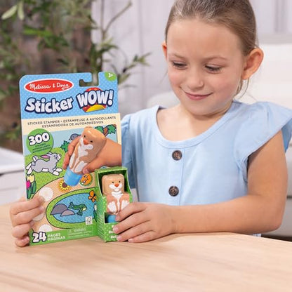 Melissa & Doug Bunny Sticker Activity Pad & Stamper Book, 1 EA - color: Bunny, size: Single