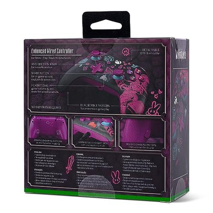 PowerA Enhanced Wired Controller for Xbox Series X|S - Tiny Tina's Wonderlands, Xbox Controller with Detachable 10ft USB Cable, Mappable Buttons and Rumble Motors, Officially Licensed for Xbox - color: Tiny Tina's Wonderlands