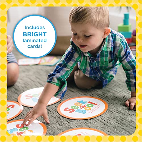 MindWare Seek-a-Boo Seek and Find Memory Game and Toddler Flash Cards Matching Game | Seek-and-find memory game for toddlers—flip and match picture cards to build memory, vocabulary and focus, ages 2+