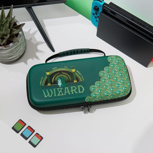 Numskull Wicked Hard Shell Travel Case for Nintendo Switch and OLED Model Console - Fits 10 Games and Switch Accessories - color: Wicked