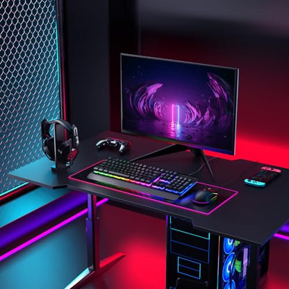 Wired Gaming Combo, 104 Keys, Rainbow Backlit, 4200 DPI, for PC/Mac/Xbox | Wired Gaming Keyboard Mouse All-metal Panel, Multimedia Keys, Wrist Rest, Perfect for Windows PC Gamers Dacoity - color: Metallic
