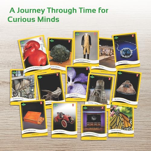 Parkside Curiosity Cards - Smithsonian Curations Flash Cards for Studying - 50 Collectible History Trading Cards - Educational Flashcards for Students, Teachers & Collectors - Made in USA