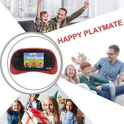 Kids Handheld Portable Video Game Player with 200 Games - 16 Bit 2.5 Inch Screen Mini Retro Electronic Machine for Boys Girls - style: Red