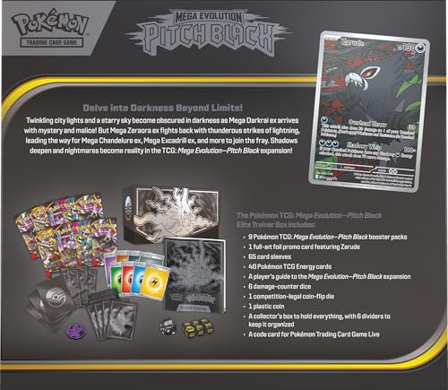 Pokémon TCG: Mega Evolution—Pitch Black Elite Trainer Box
