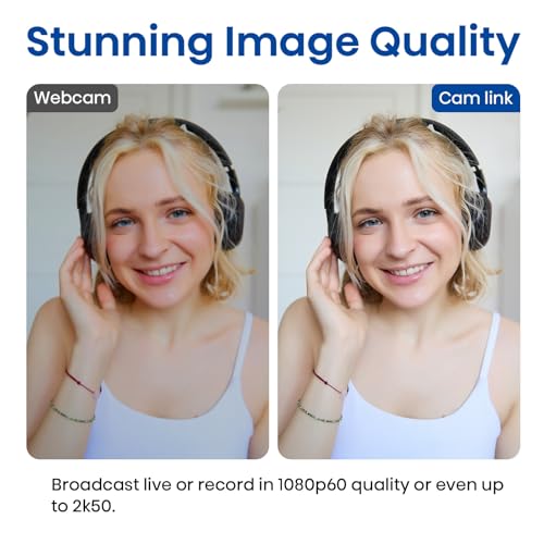 Cam Link 4K USB Capture Card – HDMI to USB 3.0, Plug-and-Play for Microscopes, DSLR, Electronics Repair & Precision Work, Live Streaming & OBS/Zoom, Windows/Mac