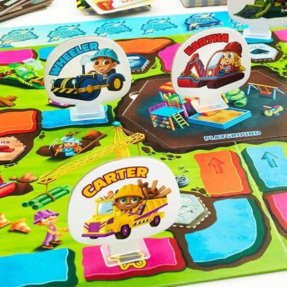 Construction Kids Cooperative Board Game Fun for Kids Ages 4+, 2-4 Players | Fun cooperative building game, kids work together to complete projects. Easy to learn, perfect for family time together.