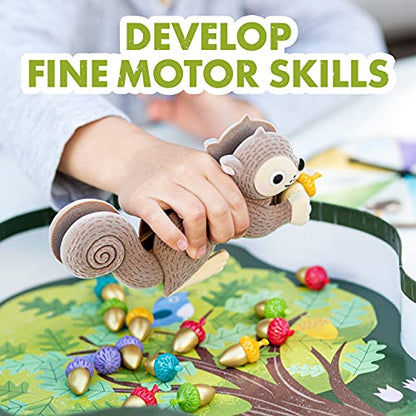 Educational Insights Sneaky, Snacky Squirrel Game! Special Edition, Easter Game for Toddler & Preschoolers, Color Matching, Fine Motor Skills, Ages 3+
