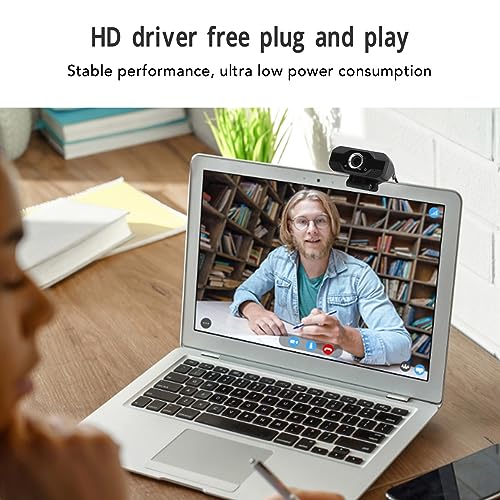 DAUZ HD Webcam, 1080P Auto Focus Web Camera for Gaming