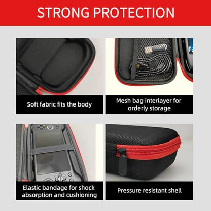 Hesupy Hard Carrying Case for RG556 Retro Handheld Game Console, Travel Storage Bag for RG556 Portable Organizer Protective Cover Shockproof Protection Case