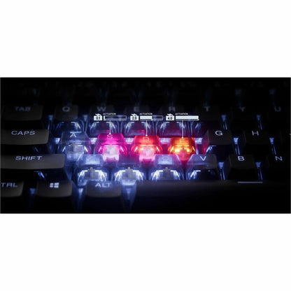 SteelSeries Apex Pro Mini Gen 3 OmniPoint 3.0 HyperMagnetic Switches — Adjustable Actuation — Rapid Trigger — Game-Ready Presets — Protection Mode — Rapid Tap/SOCD — RGB — PBT Keycaps — USB-C - color: Black, size: Pro Mini 60%, style: Gen 3 Wired