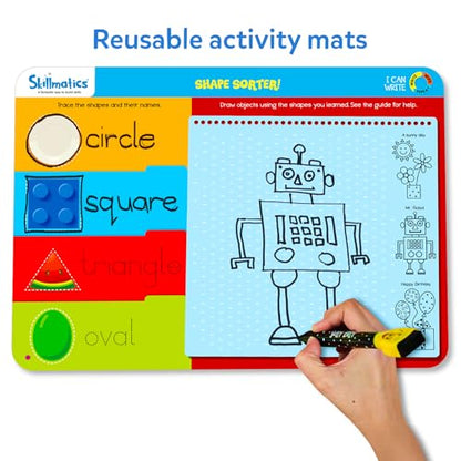 Skillmatics I Can Write - Reusable Preschool Learning Activities, Educational Toy and Game, Back to School Supplies, Gifts for Students, Kids, Toddlers Ages 3, 4, 5, 6 - style: 6. I Can Write