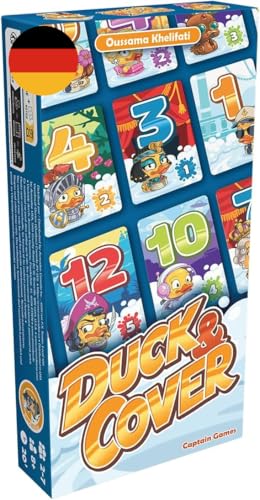 Duck and Cover Party Game | Fun Fast-Paced Card Game for Family Game Night, Hilarious Competitive Game for Kids & Adults, Ages 7+, 2-7 Players, 30 Mins