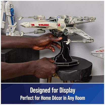 4D Build, Star Wars T-65 X-Wing Starfighter 3D Model Kit, Star Wars Collectible & Desk Décor, Adult Puzzle, Gift Ideas for Ages 12 & Up - style: T-65 X-Wing Starfighter 160 pcs