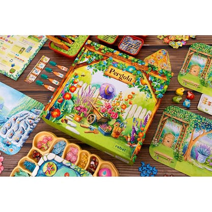Pergola Board Game | Euro-Style Gardening Strategy Game, Family Fun for Kids & Adults, Ages 10+, 1-4 Players, 45-60 Mins