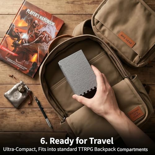 Foldable Dice Tower Compatible with Board Game, Collapsible Hexagonal Tabletop Dice Roller, Travel-Friendly Space-Saving Gaming Accessory for Settlers and Dice Games (Tower Only)