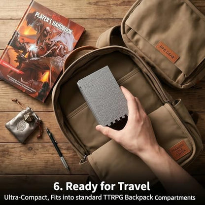 Foldable Dice Tower Compatible with Board Game, Collapsible Hexagonal Tabletop Dice Roller, Travel-Friendly Space-Saving Gaming Accessory for Settlers and Dice Games (Tower Only)