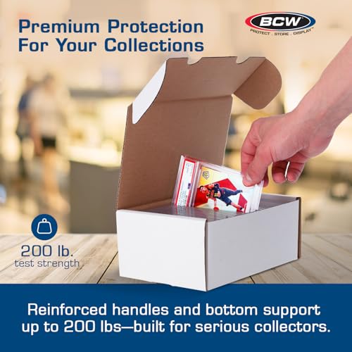 BCW Graded Card Storage Box - Sports & Trading Card Holder - 1 Pack