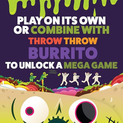 Exploding Kittens Zombie Burrito 3-6 Players, Age7+ Dodgeball Card Game | Zombies vs Survivors! Collect matching cards, use special powers, and throw squishy burritos to win team battles. - size: 9 inches x 10 inches x 3 inches, style: Zombie Burrito