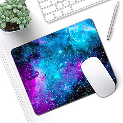 Non-Slip Rubber Base Mousepad for Laptop Computer PC Personality Desings Gaming Mouse Pad Mat 9.45 X 7.87 inch (Galaxy, 9.45 X 7.87 inch) - color: Galaxy
