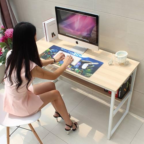 Turtle Large Gaming Mouse Pad Desk Pad, 27.5x11.8in Extended Keyboard Mouse Mat with Stitched Edges, Waterproof Non-Slip Rubber Base for Office Laptop Computer Home - color: Turtle