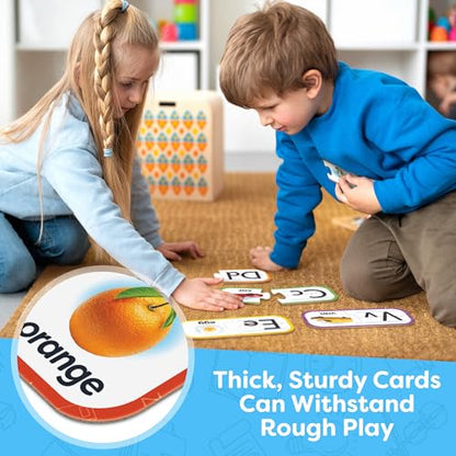Alphabet Puzzle Games for Kindergarten - 26 Pairs Self-Correcting ABC Puzzles for Kids Ages 3-5 - ABC Puzzle Matching Game, Alphabet Puzzles Toddler Learning Toys - Preschool Classroom Must Haves - style: ABC Alphabet Puzzle