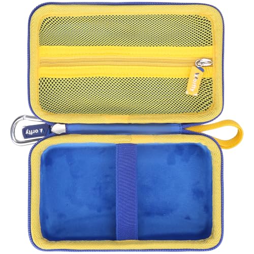 worfty Case for Retroid Pocket Classic/ Retroid Pocket Flip 2 Retro Game Console - Hard Travel Protective Carrying Storage Bag (Blue&Yellow) - color: Blue&Yellow