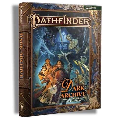 Pathfinder Dark Archive Remastered 224-Page Hardcover Rulebook with Psychic and Thaumaturge Classes for Second Edition Roleplaying Game
