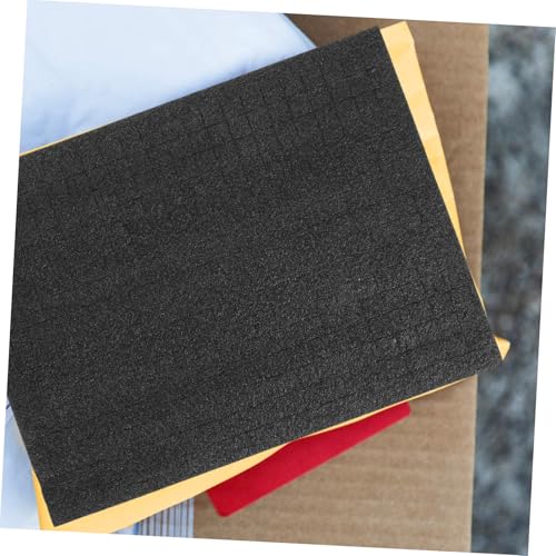 OSALADI Pick and Pluck Foam Insert 33x25cm Shock-Absorbing Black Foam Padding for Tool Boxes Jewelry Boxes and Game Cases for Packing and Shipping Supplies