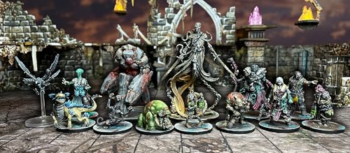 Maladum The Forbidden Creed Expansion - Fantasy Dungeon Crawler Game Immersive Terrain Solo, Co-op and Adversarial Play