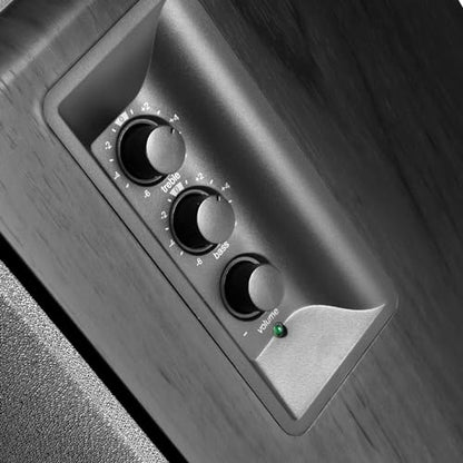 Edifier R1280T Powered Bookshelf Speakers - 2.0 Active Near Field Studio Monitor Speaker - Black - 42 Watts RMS - color: Black