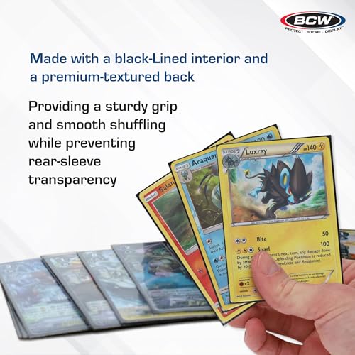 BCW Elite2 Matte Card Sleeves – Mulberry | Anti-Glare Front | Textured Back | Fits Standard 2.5" x 3.5" Cards - 100 Pack - color: Mulberry
