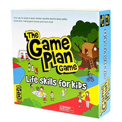 The Game Plan Life Skills for Kids Board Game, Social Skills Activities for Kids Ages 4-10, Family Board Games, Problem Solving, Feelings Management Card Games 2-8 Players