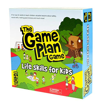 The Game Plan Life Skills for Kids Board Game, Social Skills Activities for Kids Ages 4-10, Family Board Games, Problem Solving, Feelings Management Card Games 2-8 Players