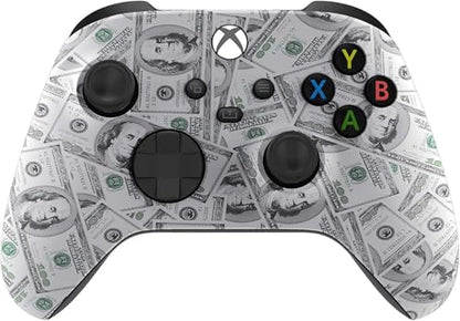 Custom Controllerzz Wireless Controller for Microsoft Xbox Series X/S & Xbox One - Custom Soft Touch Feel - Custom Xbox Series X/S Controller (X/S Money) - color: X/S Money
