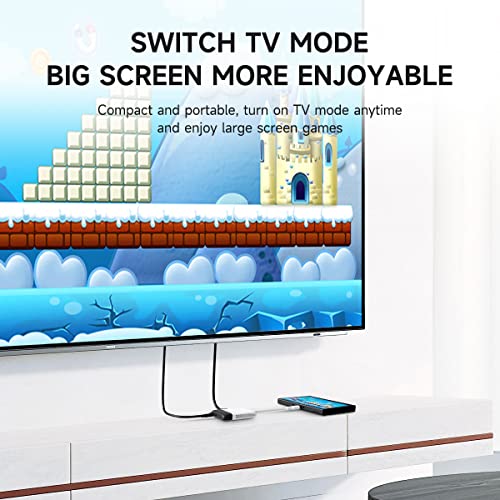 Hagibis Switch Video Capture Card Portable Switch Dock for Nintendo Switch/iPhone 16 15 Pro Max Live Streaming Gaming USB 3.0 1080P 60Hz Video Recorder, Quest 3 with 4K HDMI(White MS2130 Chip)