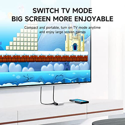 Hagibis Switch Video Capture Card Portable Switch Dock for Nintendo Switch/iPhone 16 15 Pro Max Live Streaming Gaming USB 3.0 1080P 60Hz Video Recorder, Quest 3 with 4K HDMI(White MS2130 Chip)